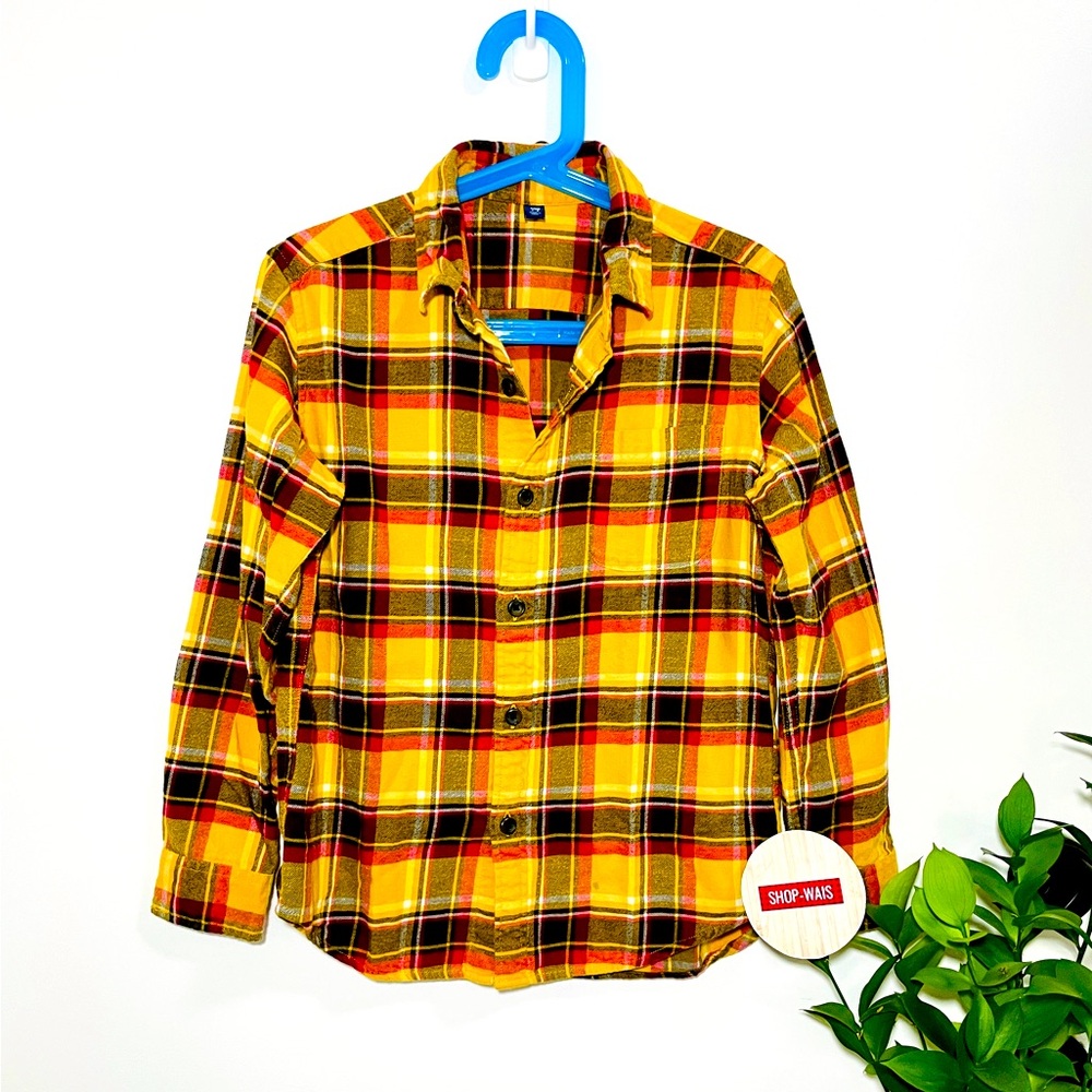 Uniqlo Flannel Checked Shirt Kids